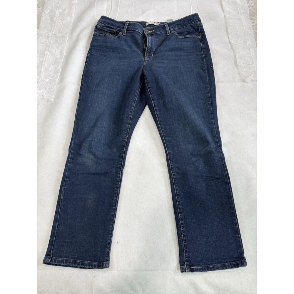 Womens Levi’s Classic Straight Crop Jeans Size 12